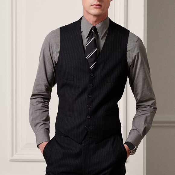 RALPH LAUREN Purple Label Gregory Hand-Tailored Wool 3-piece Suit (inseam) - Picture 6 of 17